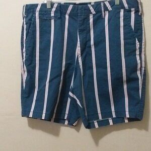 - American Eagle Mens Slim Chino Stretch Khaki Preppy Slacks short in size 38